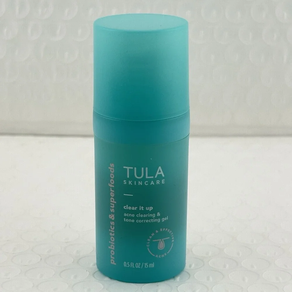 Tula Skincare Travel Size Acne Gel, Cleanser, Mask - 3 Piece Set New